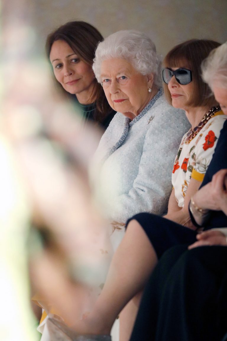 THE QUEEN AT LONDON FASHION WEEK FEBRUARY 2018