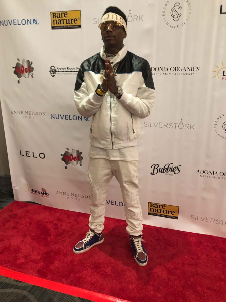 Soulja Boy Attends Secret Room Events Golden Globes Gifting Suite